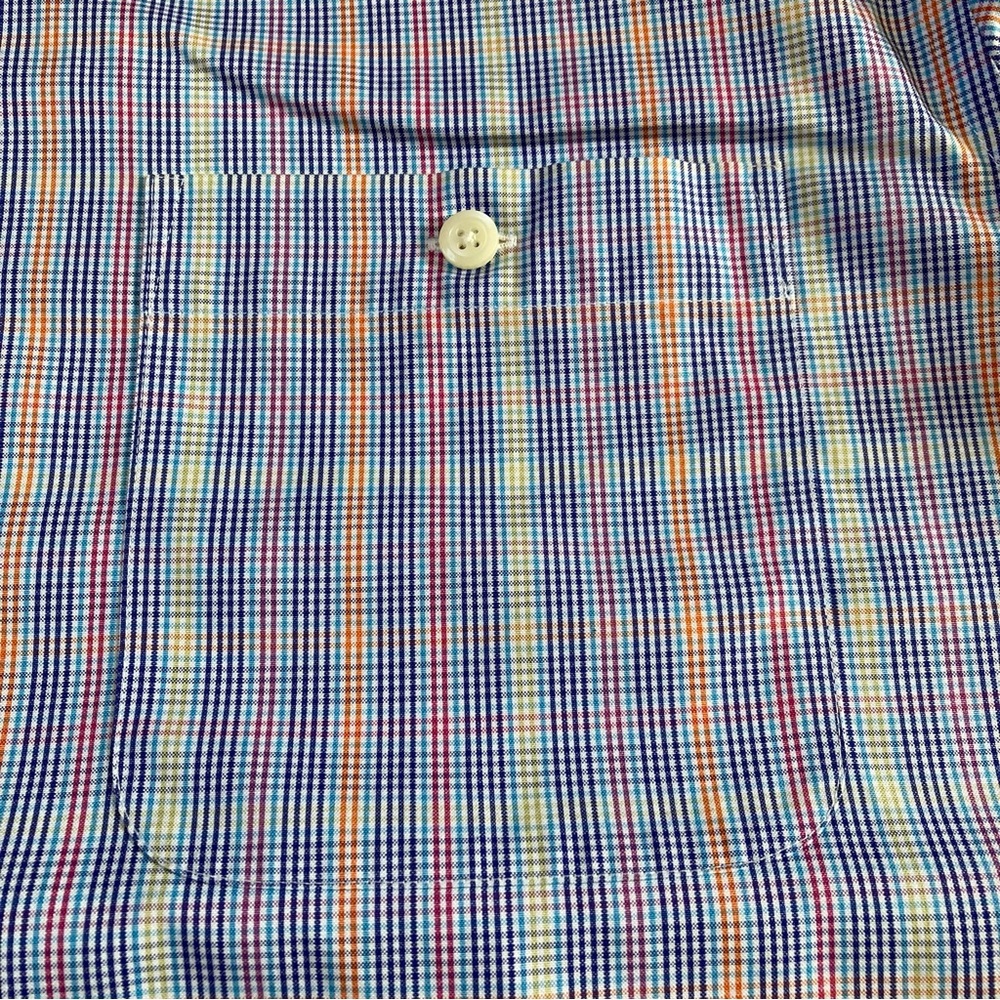 Orvis Checkered Multi-Colored Button Down Shirt L… - image 3
